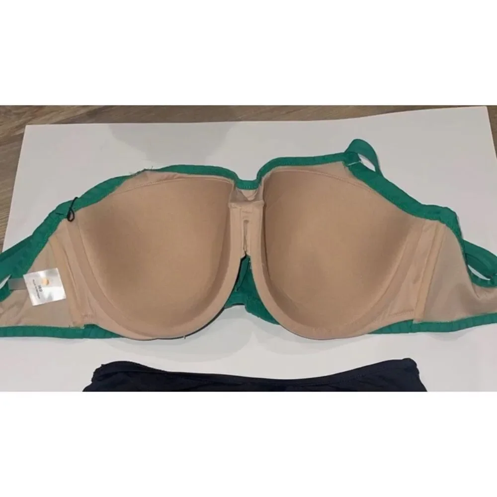 Shade & Shore NWT size 38D bralette bikini top underwire